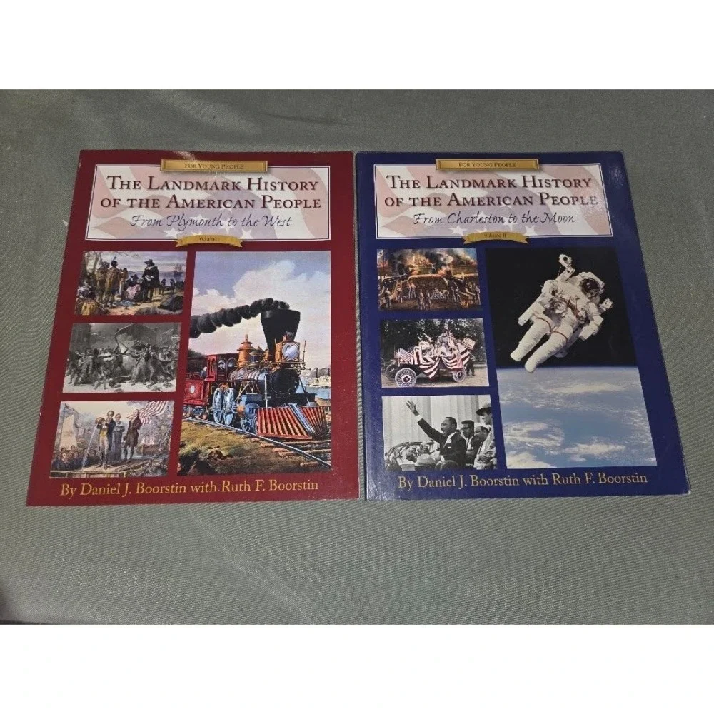 Landmark History of the American People Volumes 1 & 2 Daniel J Boorstin Avyx